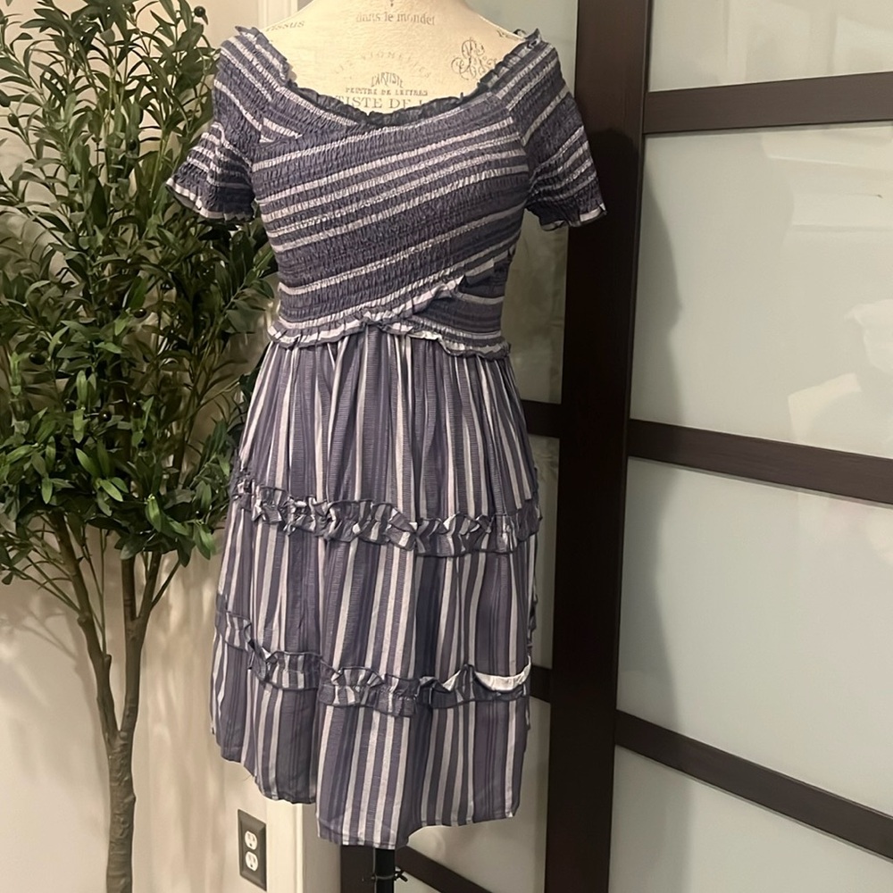 NWOT Japna Wrap top ruched dress